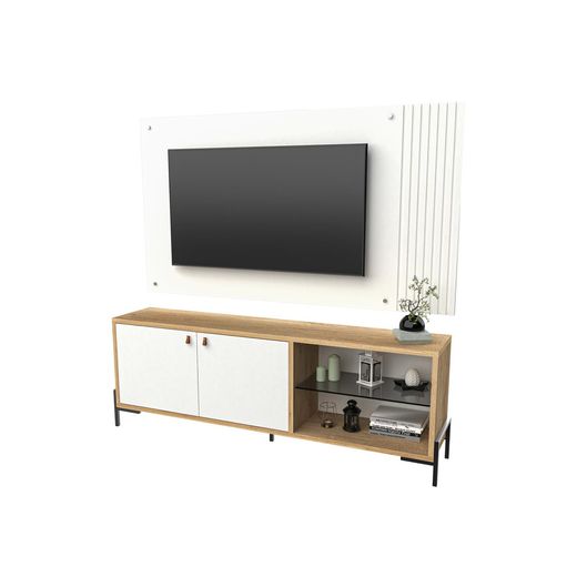 PANEL RACK PARA TV DELOS DRO07RNBL