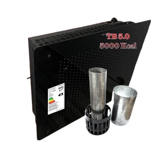 CALEFACTOR TIRO BALANCEADO CALDEN TB 5.0 GE NEGRO SMART