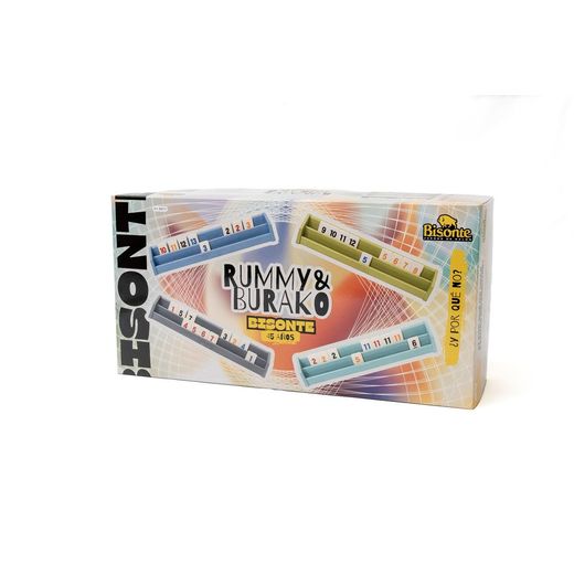 JUEGO RUMMY Y BURAKO BISONTE ANIVERSARIO BI8751